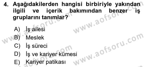 Ücret ve Ödül Yönetimi Dersi 2021 - 2022 Yılı (Final) Dönem Sonu Sınav Soruları 4. Soru