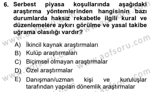 Ücret ve Ödül Yönetimi Dersi 2023 - 2024 Yılı (Final) Dönem Sonu Sınav Soruları 6. Soru
