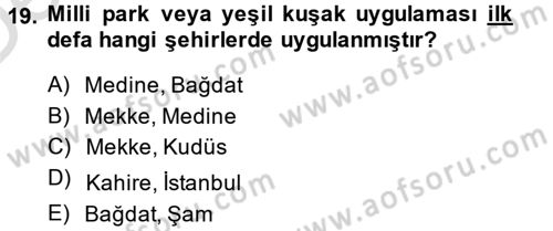 İslam Ahlak Esasları Dersi 2014 - 2015 Yılı Tek Ders Sınav Soruları 19. Soru