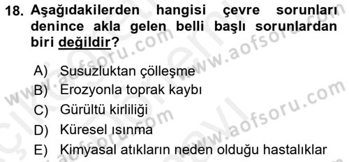 İslam Ahlak Esasları Dersi 2018 - 2019 Yılı (Final) Dönem Sonu Sınav Soruları 18. Soru