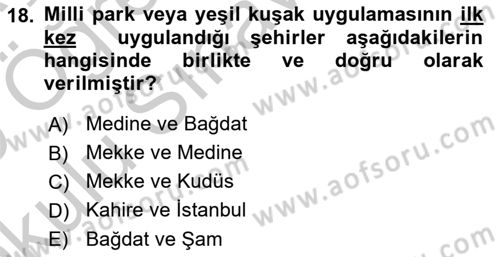 İslam Ahlak Esasları Dersi 2018 - 2019 Yılı Yaz Okulu Sınav Soruları 18. Soru