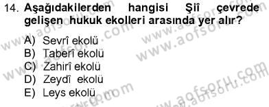 İslam Hukukuna Giriş Dersi 2012 - 2013 Yılı (Vize) Ara Sınav Soruları 14. Soru