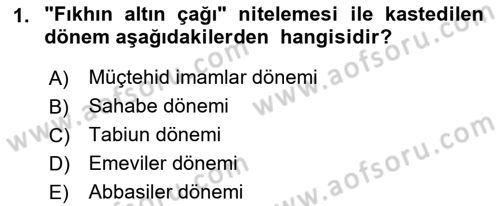 İslam Hukukuna Giriş Dersi 2018 - 2019 Yılı Yaz Okulu Sınav Soruları 1. Soru
