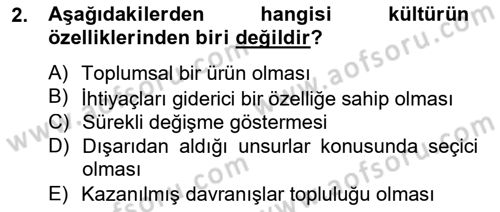 İslam Kurumları ve Medeniyeti Dersi 2012 - 2013 Yılı (Vize) Ara Sınav Soruları 2. Soru