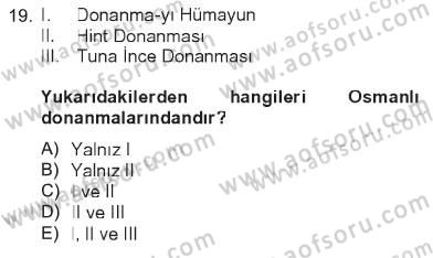 İslam Kurumları ve Medeniyeti Dersi 2012 - 2013 Yılı Tek Ders Sınav Soruları 19. Soru