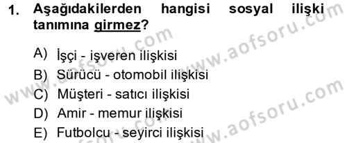 İslam Kurumları ve Medeniyeti Dersi 2013 - 2014 Yılı (Final) Dönem Sonu Sınav Soruları 1. Soru