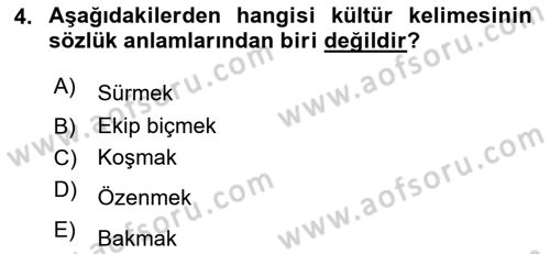 İslam Kurumları ve Medeniyeti Dersi 2023 - 2024 Yılı Yaz Okulu Sınav Soruları 4. Soru