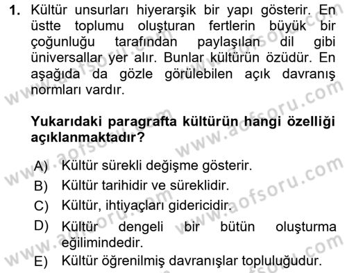 İslam Kurumları ve Medeniyeti Dersi 2025 - 2026 Yılı (Final) Dönem Sonu Sınav Soruları 1. Soru
