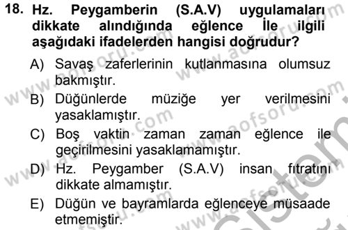 Günümüz Fıkıh Problemleri Dersi 2012 - 2013 Yılı (Vize) Ara Sınav Soruları 18. Soru