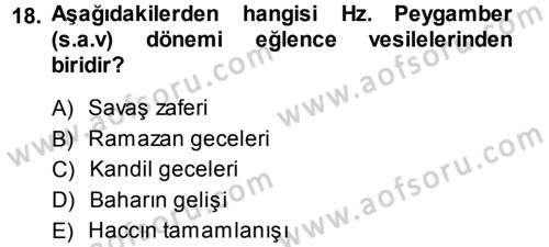 Günümüz Fıkıh Problemleri Dersi 2013 - 2014 Yılı (Vize) Ara Sınav Soruları 18. Soru