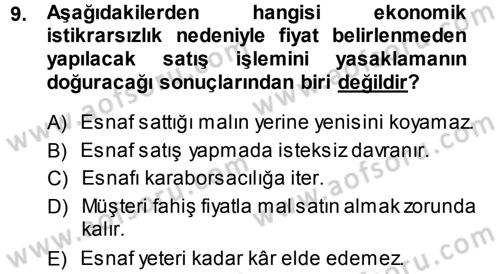 Günümüz Fıkıh Problemleri Dersi 2013 - 2014 Yılı (Final) Dönem Sonu Sınav Soruları 9. Soru