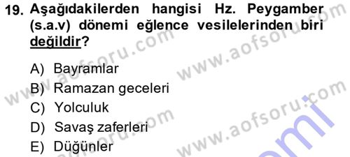 Günümüz Fıkıh Problemleri Dersi 2014 - 2015 Yılı (Vize) Ara Sınav Soruları 19. Soru