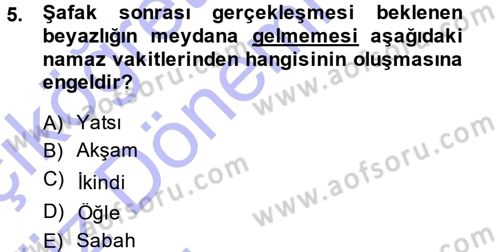 Günümüz Fıkıh Problemleri Dersi 2014 - 2015 Yılı (Vize) Ara Sınav Soruları 5. Soru