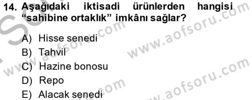 Günümüz Fıkıh Problemleri Dersi 2014 - 2015 Yılı (Final) Dönem Sonu Sınav Soruları 14. Soru