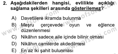 Günümüz Fıkıh Problemleri Dersi 2015 - 2016 Yılı (Final) Dönem Sonu Sınav Soruları 2. Soru