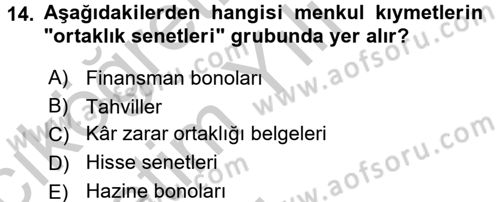 Günümüz Fıkıh Problemleri Dersi 2016 - 2017 Yılı 3 Ders Sınav Soruları 14. Soru