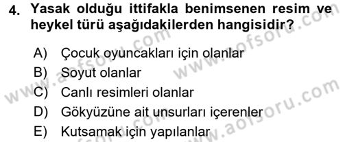 Günümüz Fıkıh Problemleri Dersi 2016 - 2017 Yılı 3 Ders Sınav Soruları 4. Soru