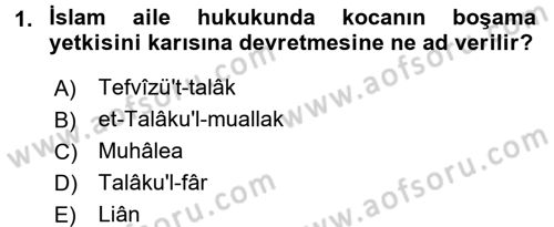 Günümüz Fıkıh Problemleri Dersi 2016 - 2017 Yılı (Final) Dönem Sonu Sınav Soruları 1. Soru