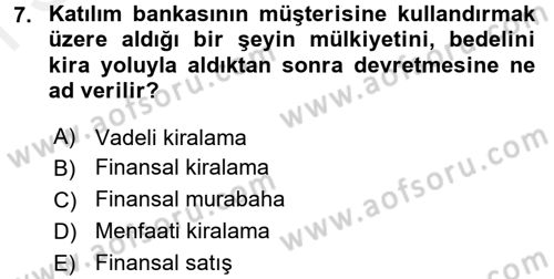 Günümüz Fıkıh Problemleri Dersi 2016 - 2017 Yılı (Final) Dönem Sonu Sınav Soruları 7. Soru