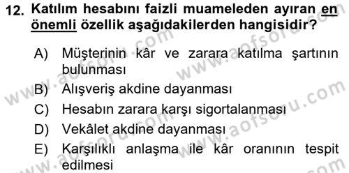 Günümüz Fıkıh Problemleri Dersi 2017 - 2018 Yılı 3 Ders Sınav Soruları 12. Soru