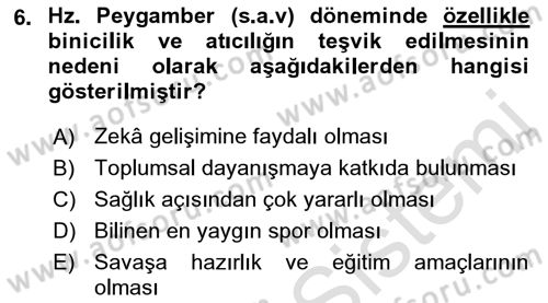 Günümüz Fıkıh Problemleri Dersi 2018 - 2019 Yılı 3 Ders Sınav Soruları 6. Soru
