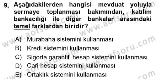 Günümüz Fıkıh Problemleri Dersi 2018 - 2019 Yılı 3 Ders Sınav Soruları 9. Soru