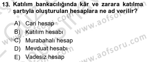 Günümüz Fıkıh Problemleri Dersi 2021 - 2022 Yılı (Final) Dönem Sonu Sınav Soruları 13. Soru