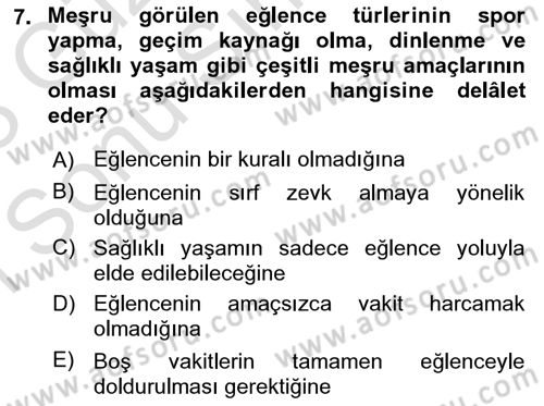 Günümüz Fıkıh Problemleri Dersi 2022 - 2023 Yılı (Final) Dönem Sonu Sınav Soruları 7. Soru