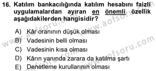 Günümüz Fıkıh Problemleri Dersi 2022 - 2023 Yılı Yaz Okulu Sınav Soruları 16. Soru