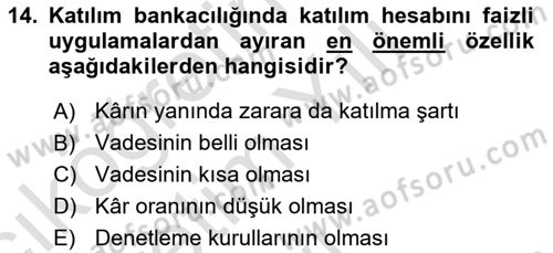 Günümüz Fıkıh Problemleri Dersi 2023 - 2024 Yılı Yaz Okulu Sınav Soruları 14. Soru
