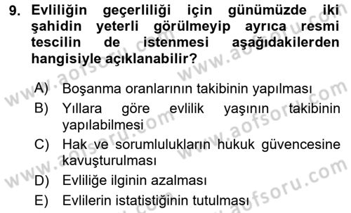 Günümüz Fıkıh Problemleri Dersi 2025 - 2026 Yılı (Vize) Ara Sınav Soruları 9. Soru