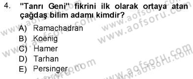 Din Psikolojisi Dersi 2012 - 2013 Yılı (Final) Dönem Sonu Sınav Soruları 4. Soru