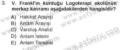 Din Psikolojisi Dersi 2012 - 2013 Yılı Tek Ders Sınav Soruları 3. Soru