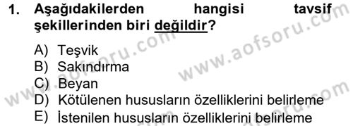 Hadis Dersi 2014 - 2015 Yılı Tek Ders Sınav Soruları 1. Soru