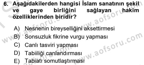 Hadis Dersi 2015 - 2016 Yılı (Final) Dönem Sonu Sınav Soruları 6. Soru