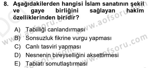 Hadis Dersi 2017 - 2018 Yılı 3 Ders Sınav Soruları 8. Soru