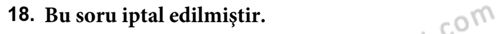 Hadis Dersi 2018 - 2019 Yılı (Vize) Ara Sınav Soruları 18. Soru