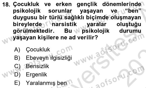 Din Sosyolojisi Dersi 2021 - 2022 Yılı (Final) Dönem Sonu Sınav Soruları 18. Soru