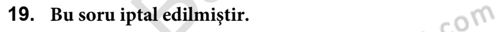Yaşayan Dünya Dinleri Dersi 2021 - 2022 Yılı (Final) Dönem Sonu Sınav Soruları 19. Soru