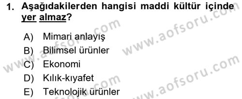 Din Eğitimi ve Din Hizmetlerinde Rehberlik Dersi 2015 - 2016 Yılı (Final) Dönem Sonu Sınavı 1. Soru