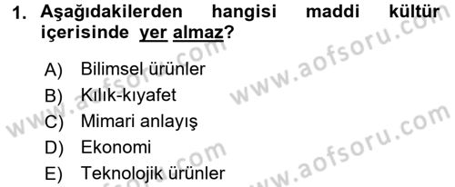 Din Eğitimi ve Din Hizmetlerinde Rehberlik Dersi 2017 - 2018 Yılı 3 Ders Sınav Soruları 1. Soru