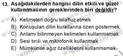 Bireyler Arası İletişim Dersi Ara Sınavı Deneme Sınav Soruları 13. Soru