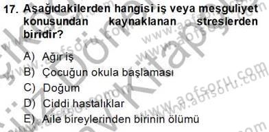 Bireyler Arası İletişim Dersi 2014 - 2015 Yılı (Final) Dönem Sonu Sınav Soruları 17. Soru