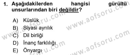 Bireyler Arası İletişim Dersi 2018 - 2019 Yılı 3 Ders Sınav Soruları 1. Soru