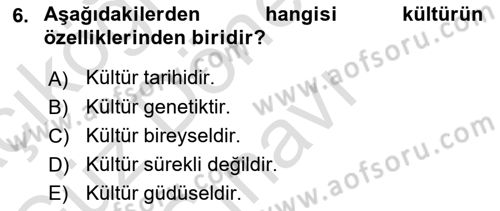 Bireyler Arası İletişim Dersi 2023 - 2024 Yılı (Final) Dönem Sonu Sınav Soruları 6. Soru