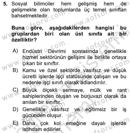 Bireyler Arası İletişim Dersi 2024 - 2025 Yılı (Final) Dönem Sonu Sınav Soruları 5. Soru