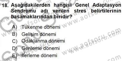 Bireylerarası İletişim Dersi 2015 - 2016 Yılı (Final) Dönem Sonu Sınavı 18. Soru