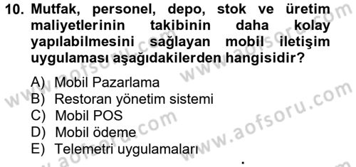 Yeni İletişim Teknolojileri Dersi 2012 - 2013 Yılı (Final) Dönem Sonu Sınav Soruları 10. Soru