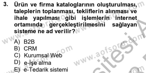 Yeni İletişim Teknolojileri Dersi 2012 - 2013 Yılı (Final) Dönem Sonu Sınav Soruları 3. Soru