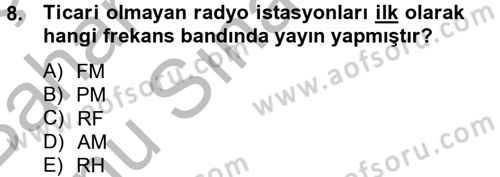 Yeni İletişim Teknolojileri Dersi 2012 - 2013 Yılı (Final) Dönem Sonu Sınav Soruları 8. Soru